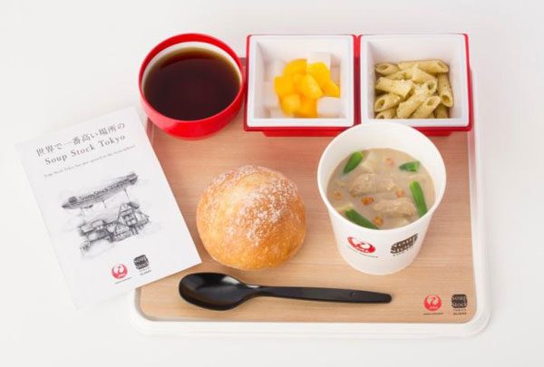 JAL、国際線機内食でスープストックトーキョーとコラボ第4弾　12月から