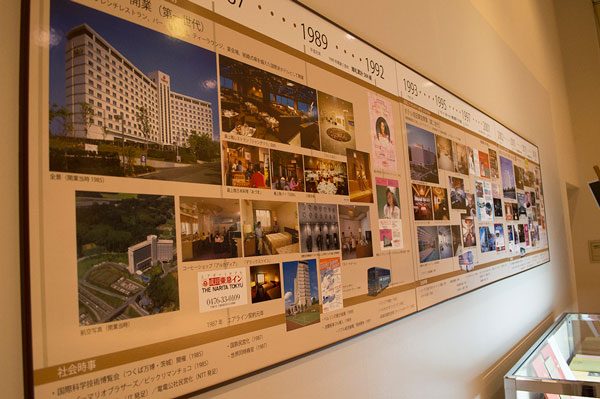 成田エクセルホテル東急、「開業32年の年譜」をロビーで公開　来年1月に営業終了