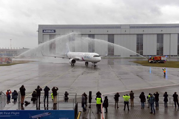 エアバス、A321LR初号機の初飛行成功　東京〜クアラルンプール間のノンストップ飛行も可能