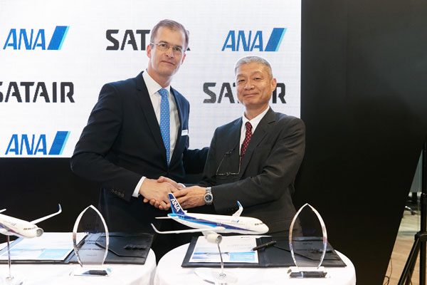 ANA、エアバス機のアフターサービスを提供するSatairと複数年契約