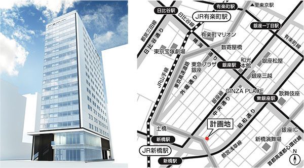 阪急阪神ホテルズ、「レム」の新ブランド「レムプラス」を東京・銀座に2019年冬出店