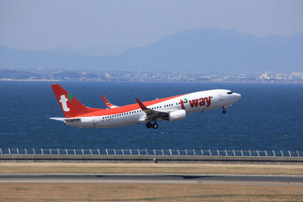 ティーウェイ航空、名古屋/中部〜済州線を減便　9月と10月に14往復
