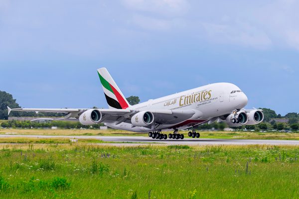 エミレーツ航空（エアバスA380型機）