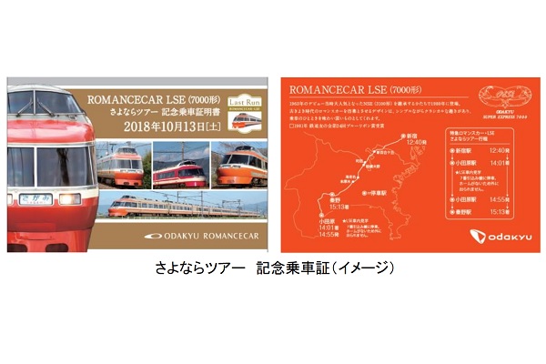 小田急ロマンスカー「LSE」、さよならツアー実施　10月13日引退へ