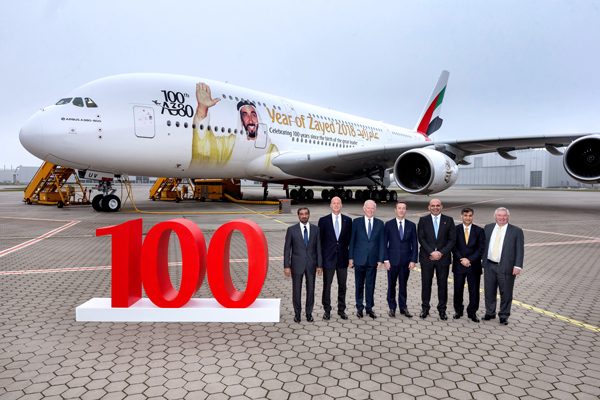 エミレーツ航空、エアバスA380型機運航開始から10年　104機保有