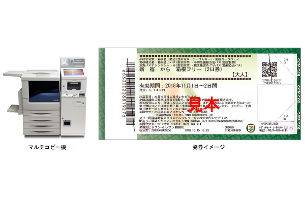 小田急「箱根フリーパス」、セブン-イレブンで購入可能に