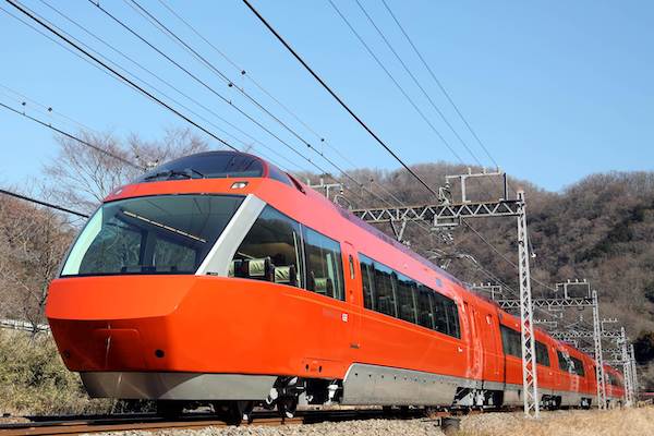 小田急、ロマンスカー「おかえり登山電車号」運転