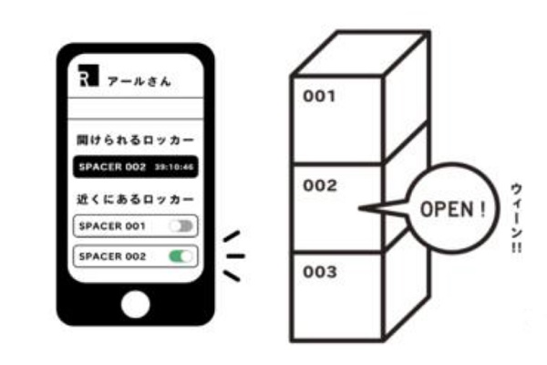 JR九州、スマホで施解錠できるロッカー設置　2時間まで無料