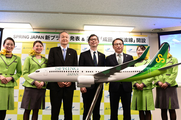 春秋航空日本、ブランド名を「SPRING」に変更　機体デザイン刷新