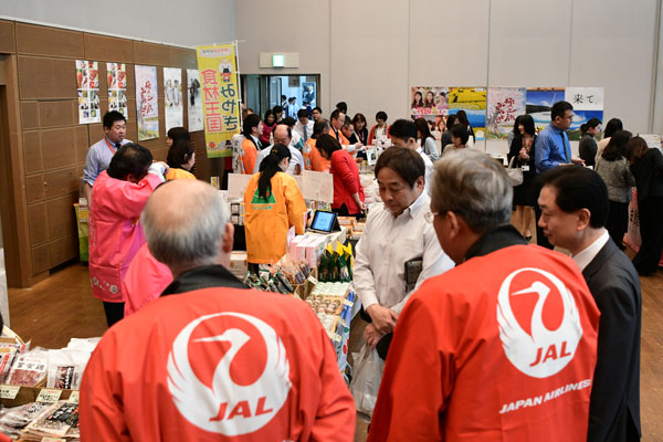 JAL本社ビルで東北物産展開催、今年で6回目　ゆるキャラも参加
