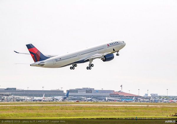 デルタ航空、エアバスA330-900型機の日本線投入を延期　10月27日に