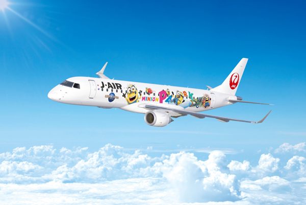 「JALミニオンジェット2」、5月31日より就航　ジェイエアのE190型機で