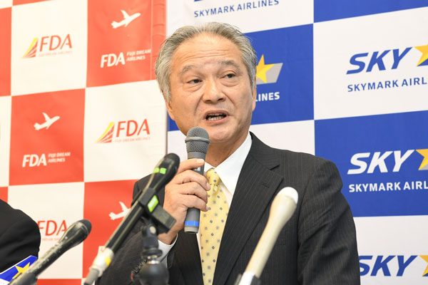 スカイマーク・市江正彦代表取締役社長