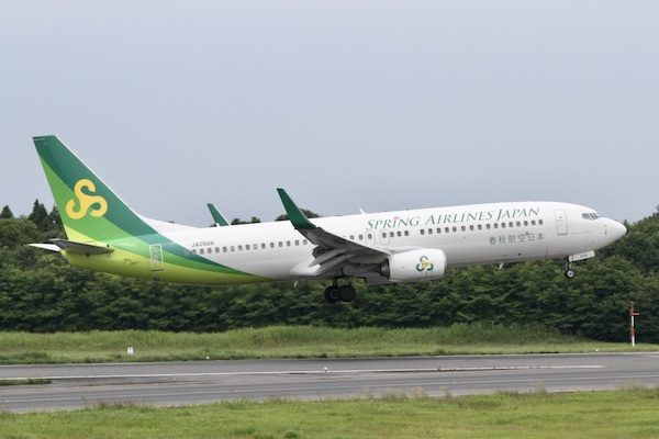 春秋航空日本、乗務前検査で副操縦士からアルコール反応　乗員交代でお詫び