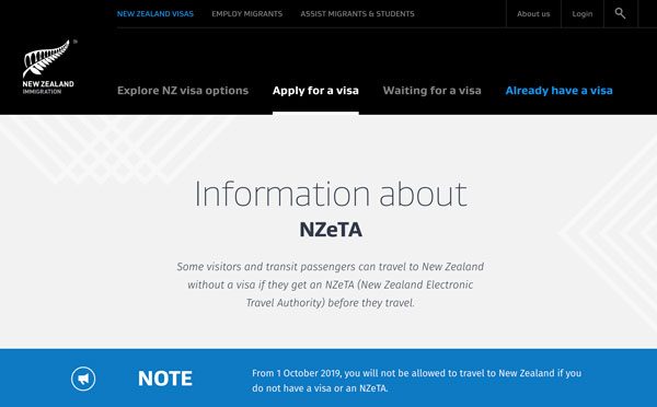 ニュージーランド政府、電子入国許可証と観光税導入