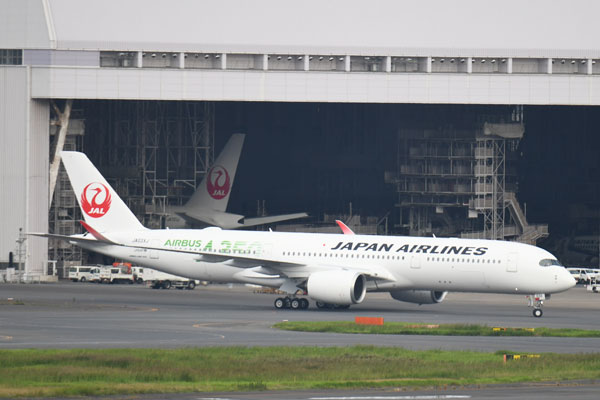 JAL（エアバスA350-900型機、3号機）