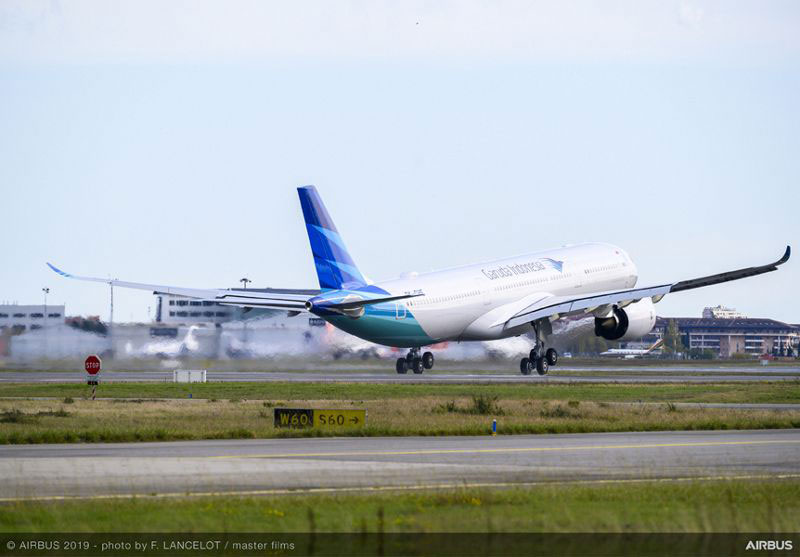 ガルーダ・インドネシア航空、エアバスA330-900neoを初受領　14機導入へ