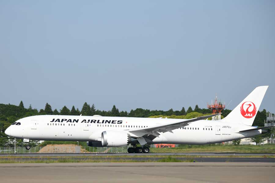 JAL（ボーイング787-9型機）