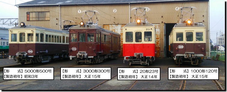 ことでん、8月30日にレトロ電車の特別運行実施