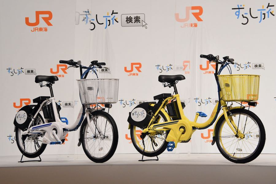 ドコモのシェア自転車に新幹線カラー登場　JR東海とコラボで「ドクターイエロー」仕様も