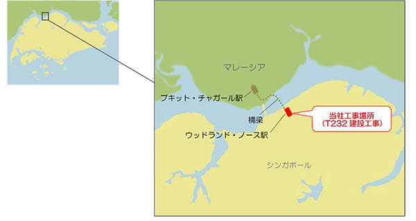 五洋建設、シンガポール・マレーシア国境鉄道施設工事を受注　2026年開業予定