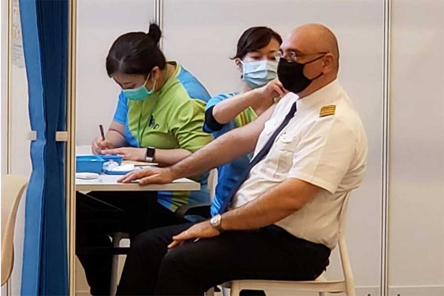 香港航空、乗員の新型コロナウイルスワクチン接種開始