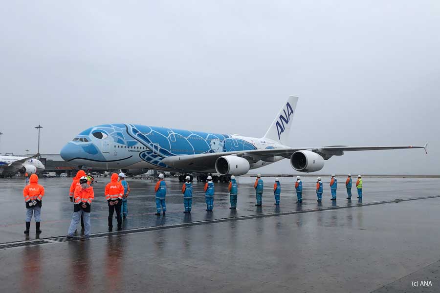 ANA、エアバスA380型機のチャーターフライトを関空発着で初実施