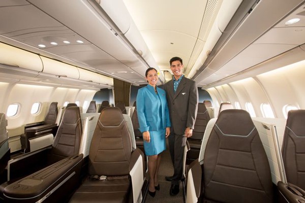 ハワイアン航空、フルフラットの新ビジネスクラスシート搭載機材初導入