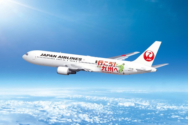 JAL、九州各県のゆるキャラ描いた「行こう！九州へ」JETを12月中旬就航