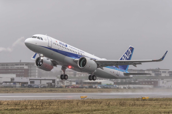 ANA、エアバスA320neoを日本初受領　来年1月より国際線投入