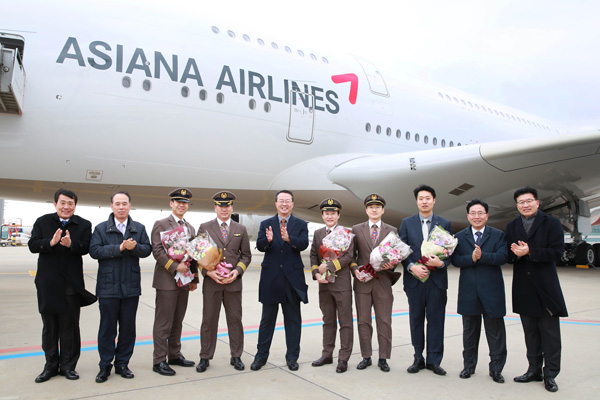 アシアナ航空、エアバスA380型機6機目を受領　発注の全機揃う