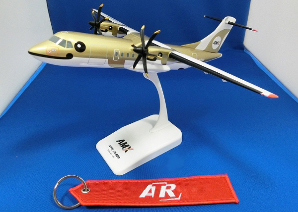 天草エアライン、ATR機就航1周年で記念運賃　ゴールド版のモデルプレーン付き