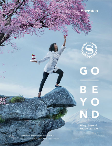 マリオット、シェラトンブランド誕生80周年で「Go Beyond」キャンペーン　5月初旬から日本で広告展開