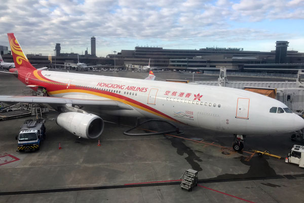 香港航空、4月の日本線は運航計画を撤回