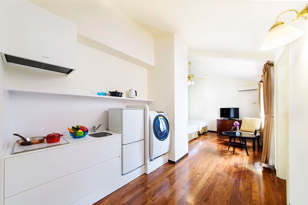 ココ ガーデンリゾート オキナワ、キッチンや洗濯乾燥機付き客室をリニューアルオープン