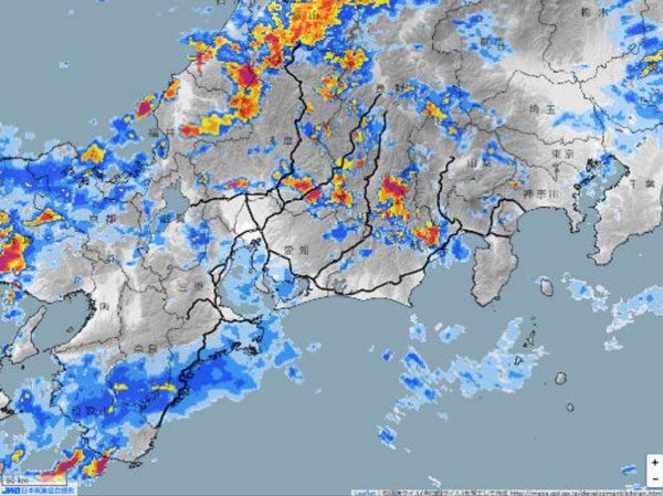 JR東海、在来線全路線でレーダー雨量情報を活用した運転規制を導入　2020年6月から