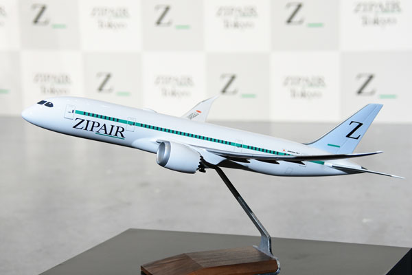 ZIPAIR、航空運送事業許可を取得　バンコクに5月、ソウルへ7月就航