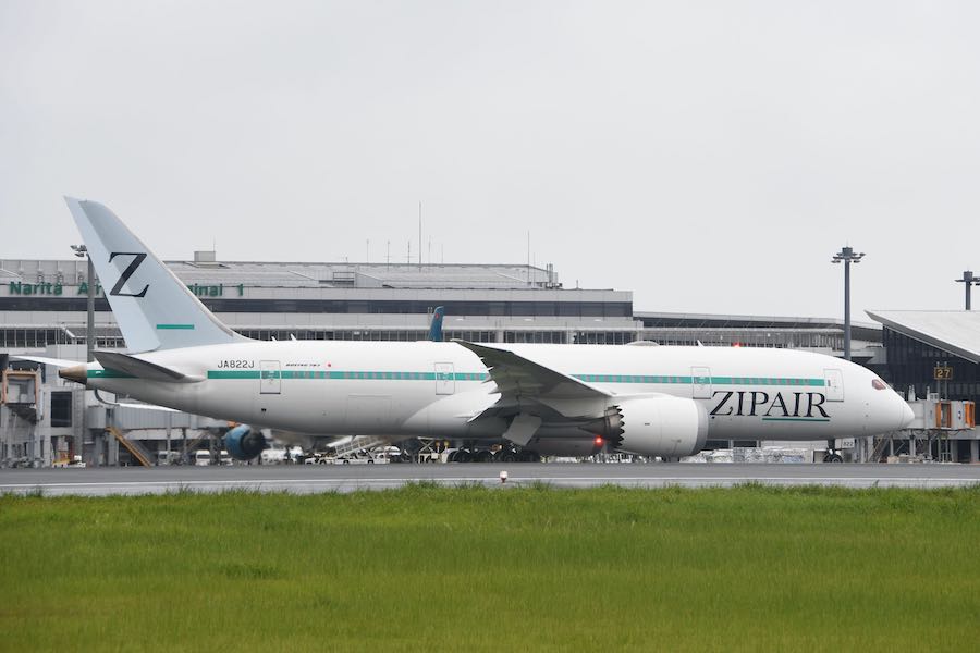ZIPAIR Tokyo、東京/成田〜バンコク線の一部便を運休　3月に7便