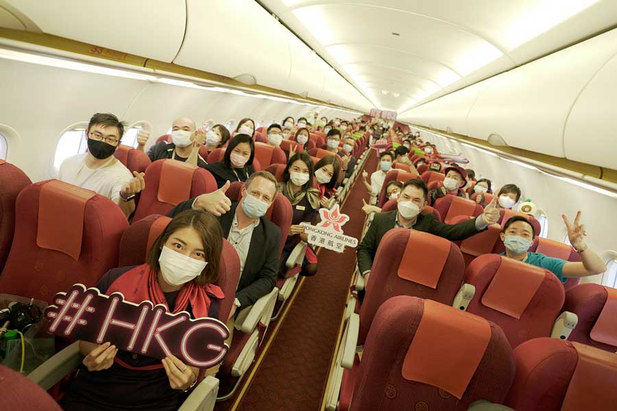 香港航空、香港発着の遊覧フライトを実施