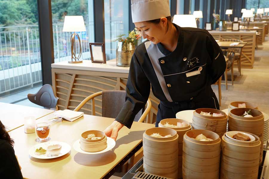 ウェスティン都ホテル京都、オールデイダイニング「洛空」で「飲茶ワゴンサービス」を開始　日替わりで8種類