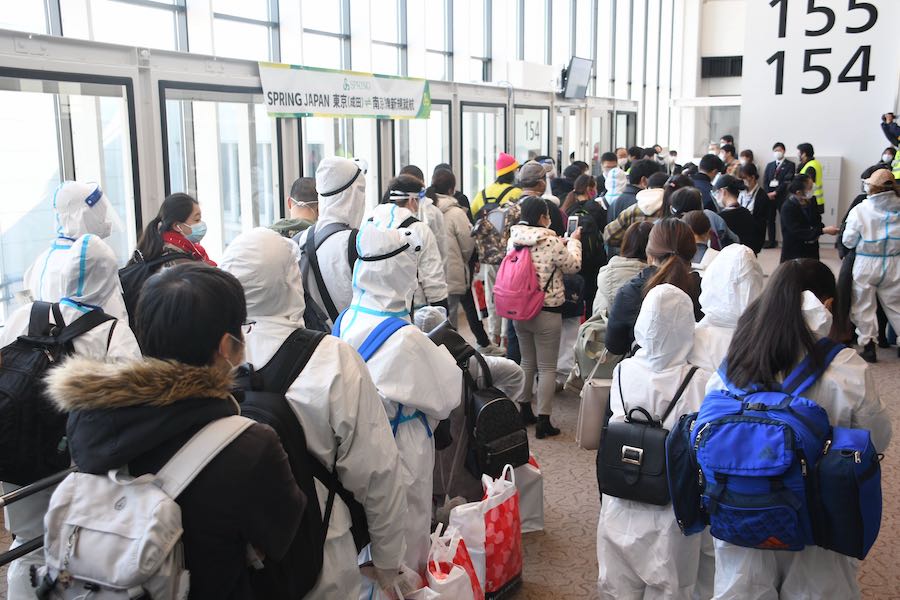 春秋航空日本、成田〜南京線就航　中国への帰国者など116人利用